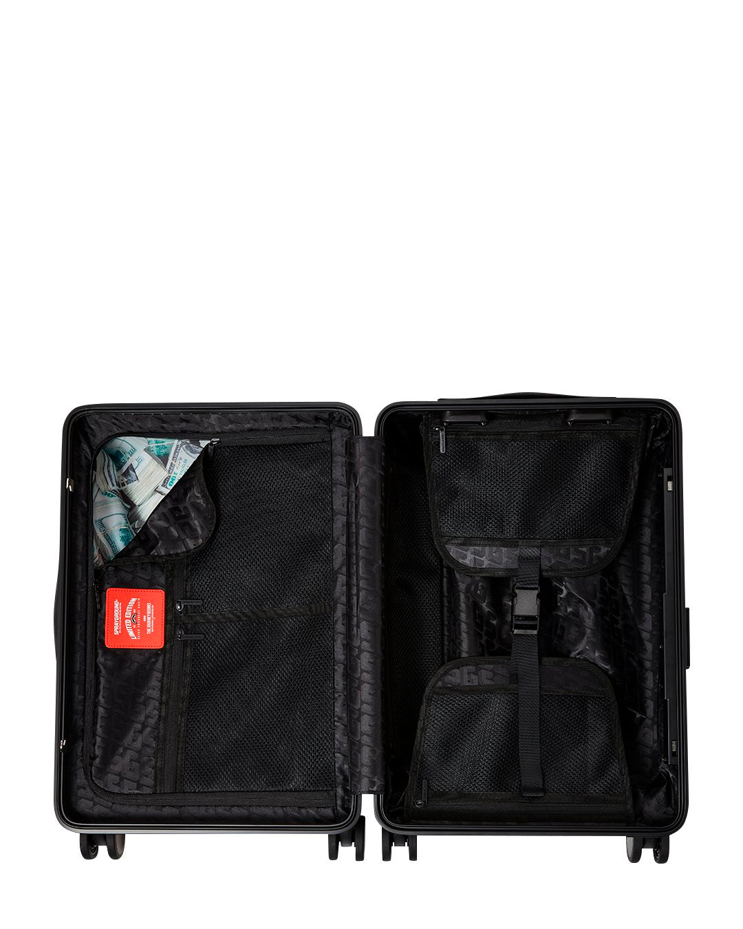 SPLIT SKETCHY SHARK FULL-SIZE LUGGAGE