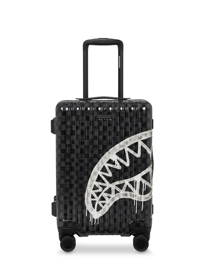 SPLIT SKETCHY SHARK CARRY-ON LUGGAGE
