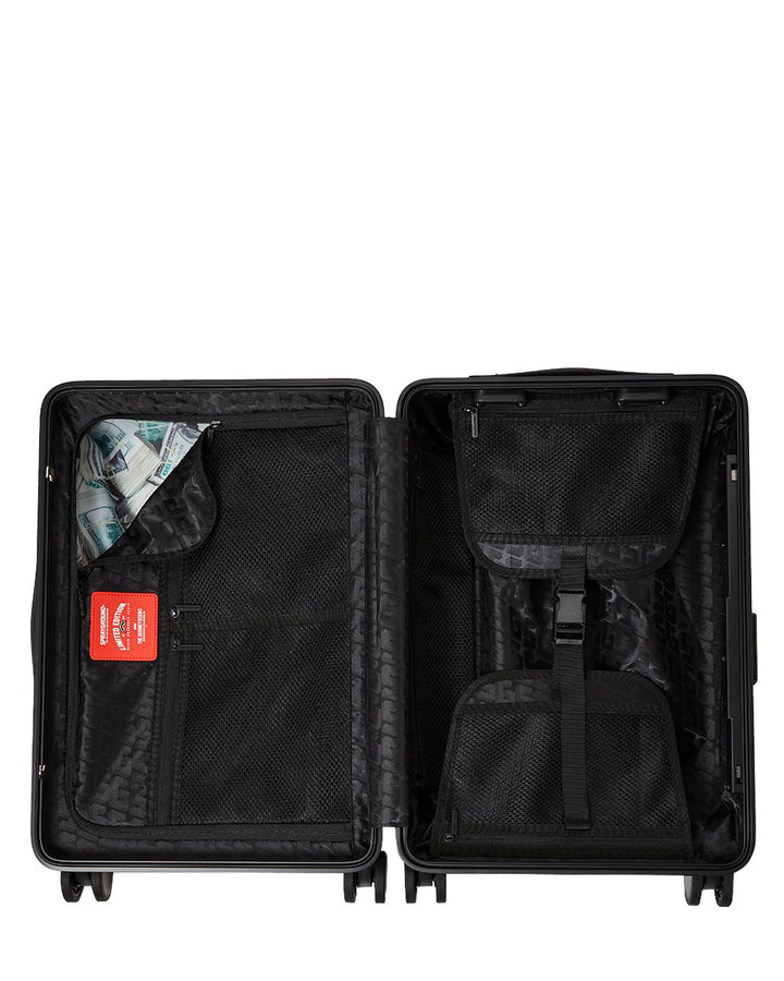 SPLIT SKETCHY SHARK CARRY-ON LUGGAGE