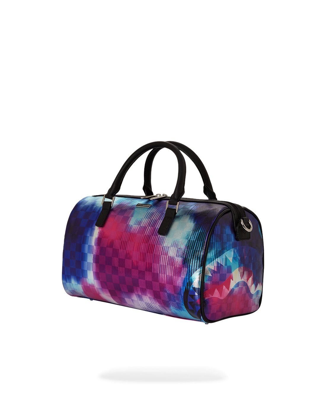 METALLIC TYE DYE CHECK MINI DUFFLE