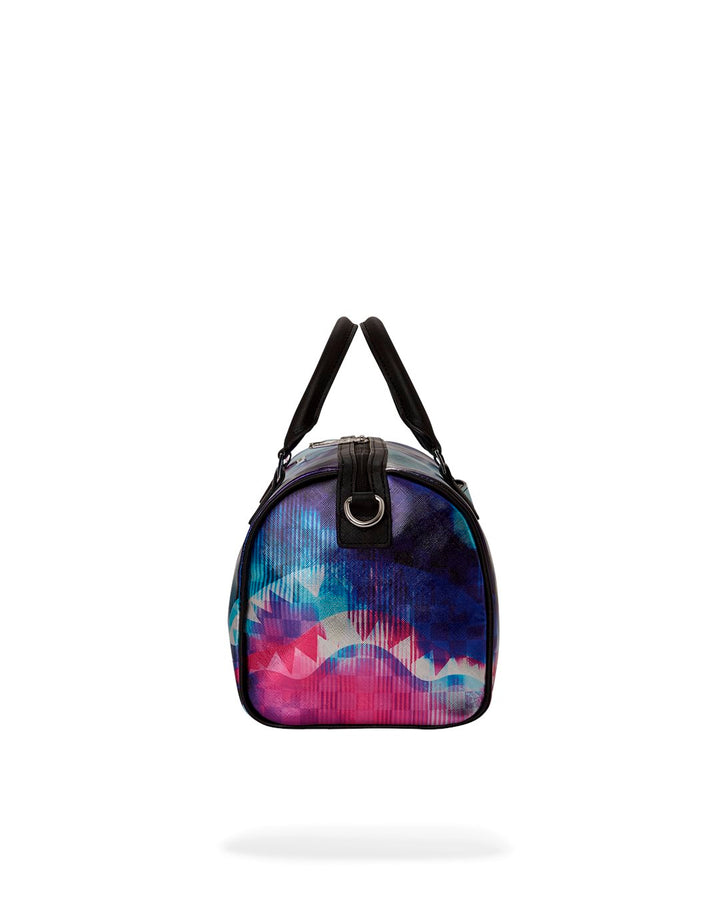 METALLIC TYE DYE CHECK MINI DUFFLE