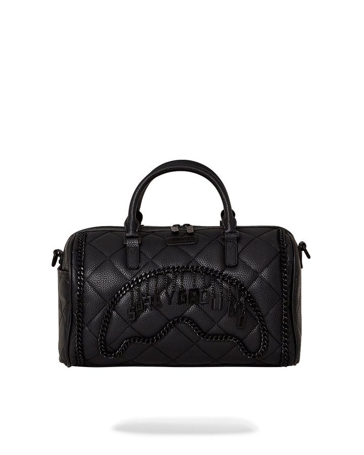 QUILTED LOGO MINI DUFFLE