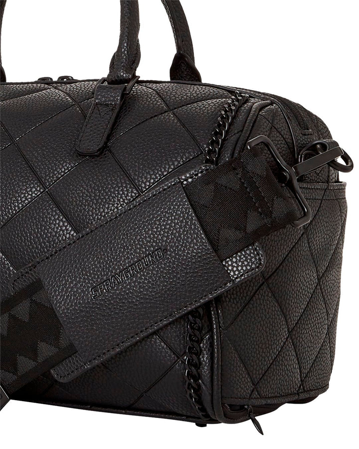 QUILTED LOGO MINI DUFFLE