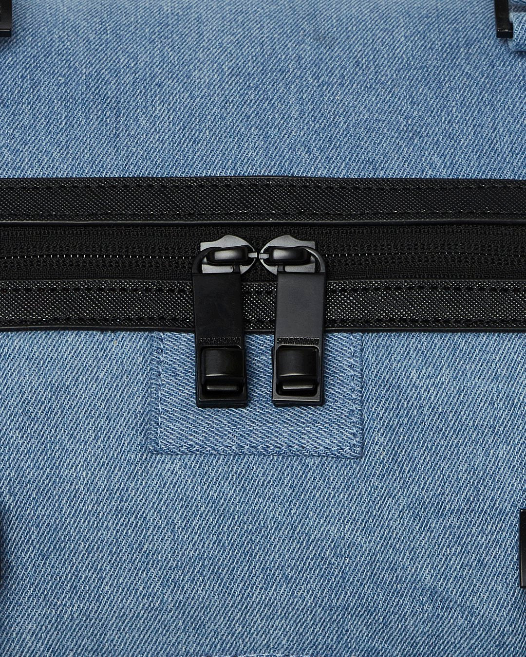 DENIM SHARK DUFFLE
