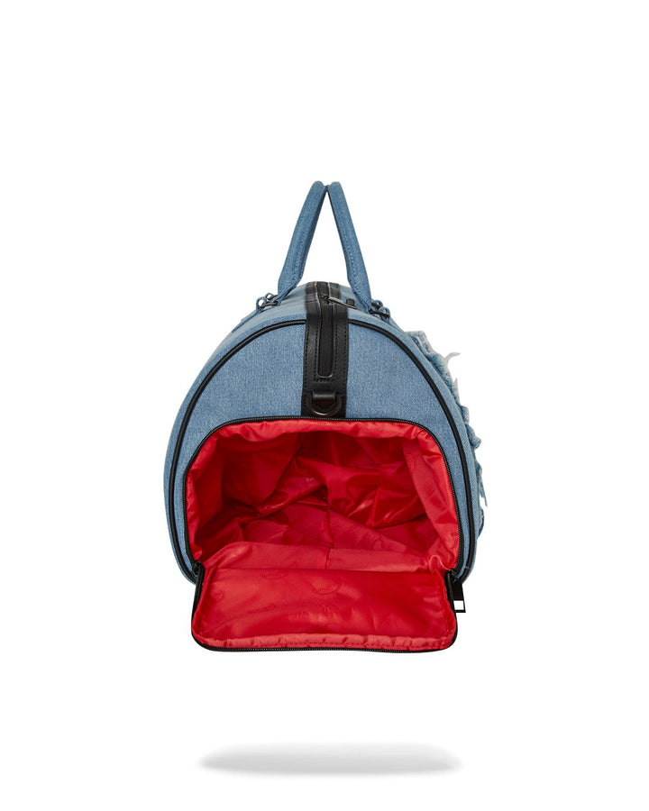 DENIM SHARK DUFFLE