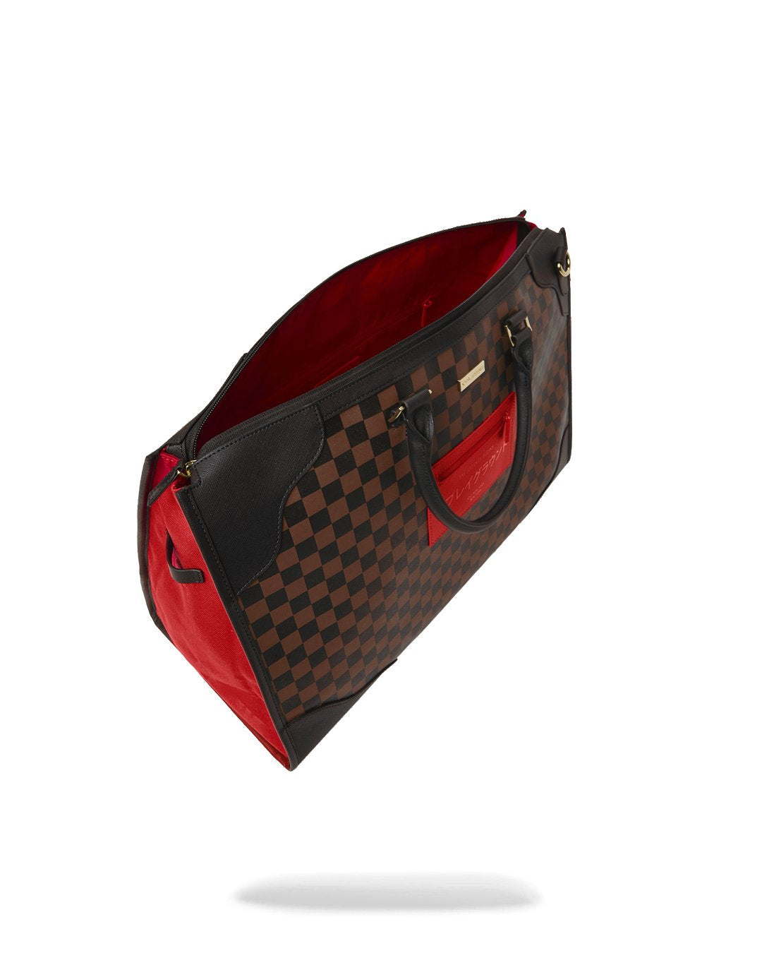 RED REDEMPTION PYRAMID DUFFLE