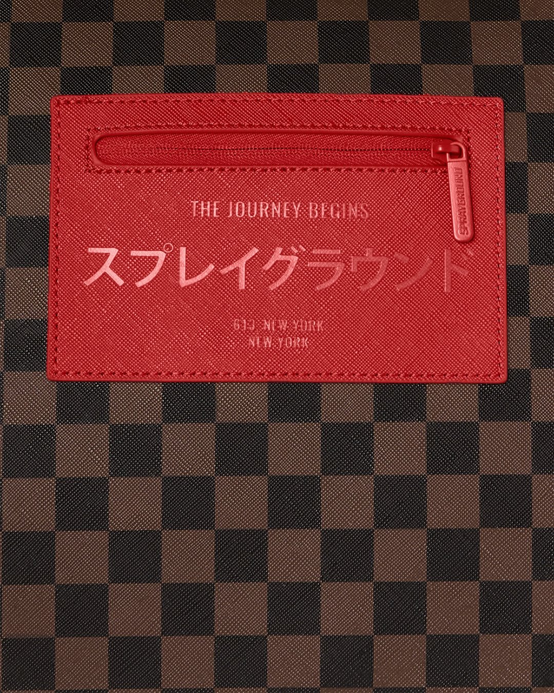 RED REDEMPTION PYRAMID DUFFLE