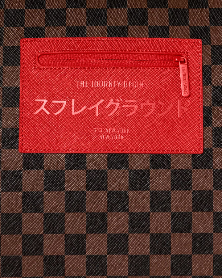 RED REDEMPTION PYRAMID DUFFLE