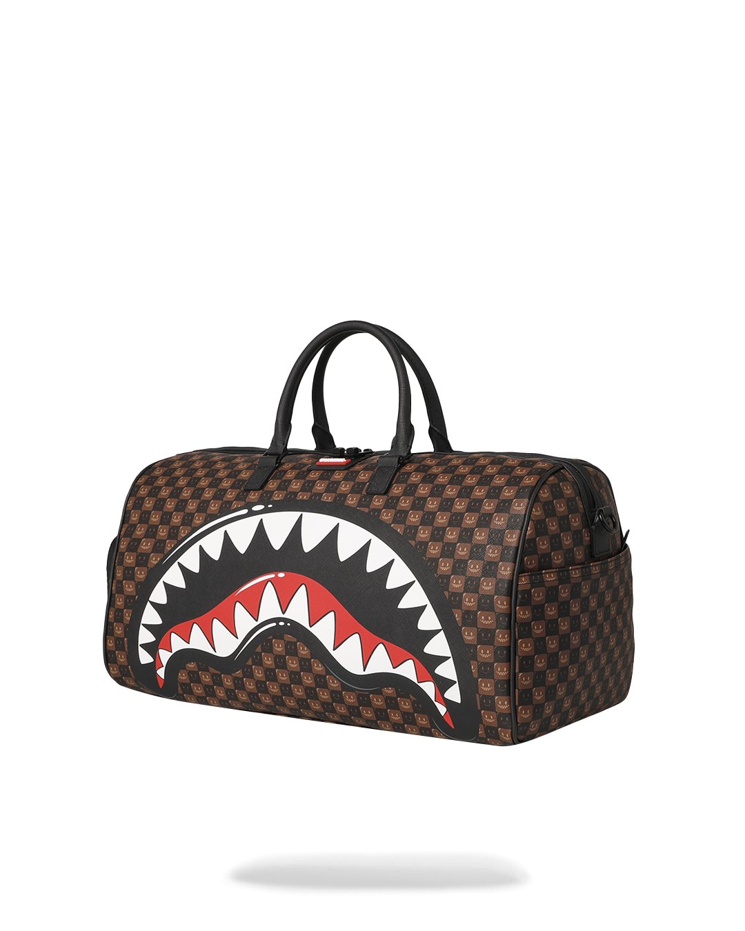 SHARKS IN PARIS WTF BUBBLE BROWN CHECK DUFFLE
