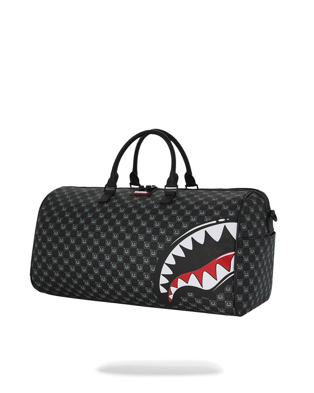 SHARKS IN PARIS WTF BUBBLY BLACK CHECK DUFFLE