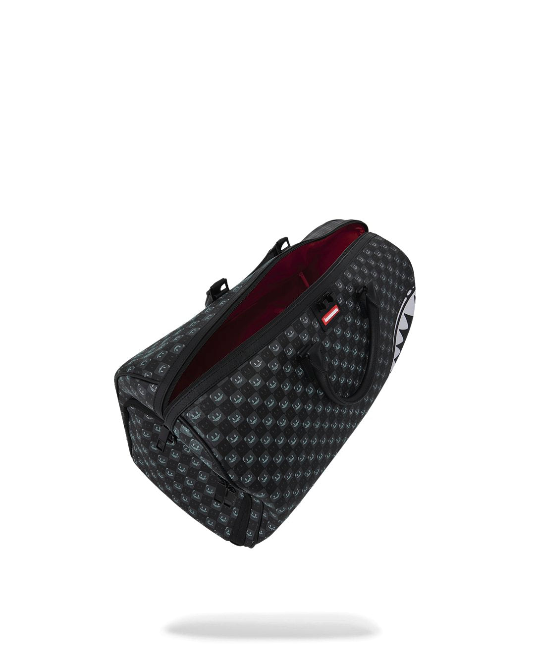 SHARKS IN PARIS WTF BUBBLY BLACK CHECK DUFFLE