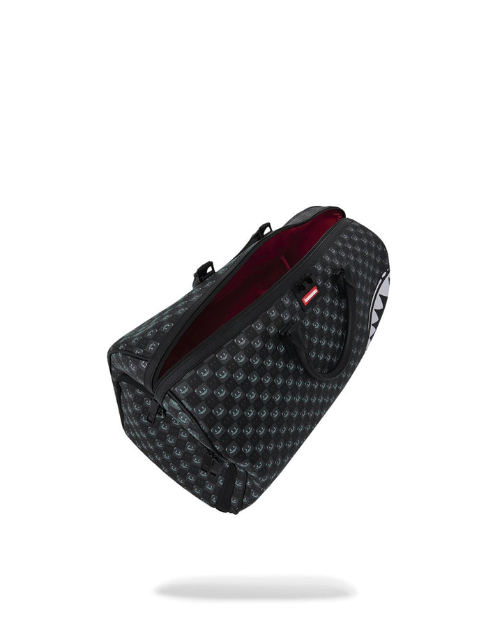 SHARKS IN PARIS WTF BUBBLY BLACK CHECK DUFFLE