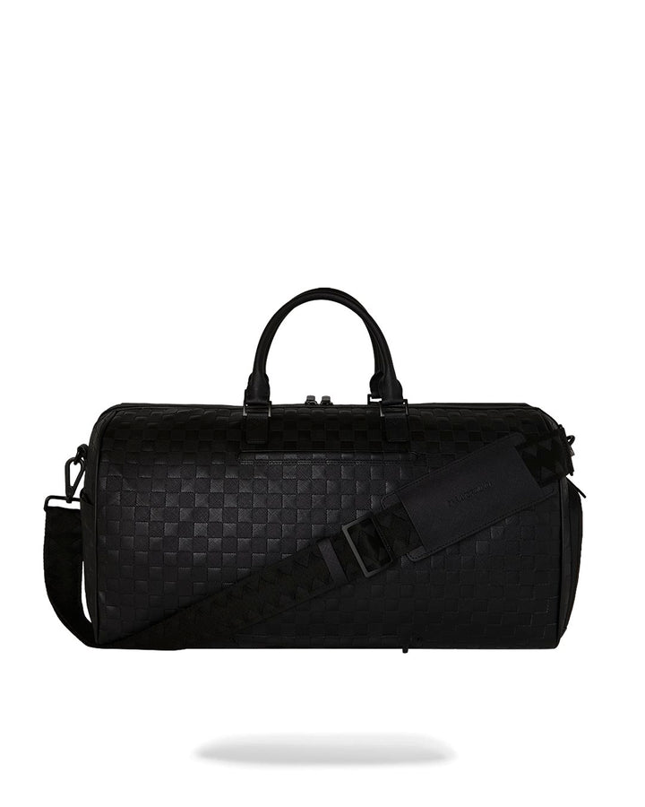 RAISED CHECK DUFFLE
