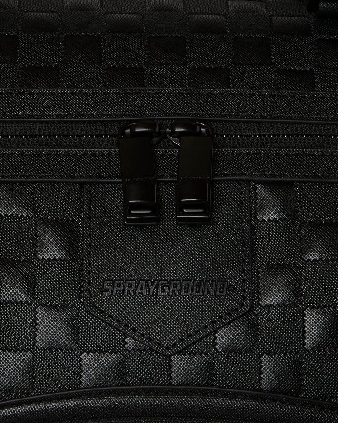 RAISED CHECK DUFFLE