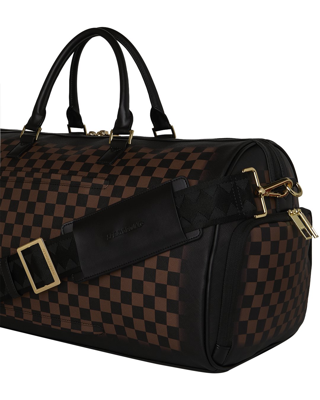 CHECKER FADE LARGE DUFFLE