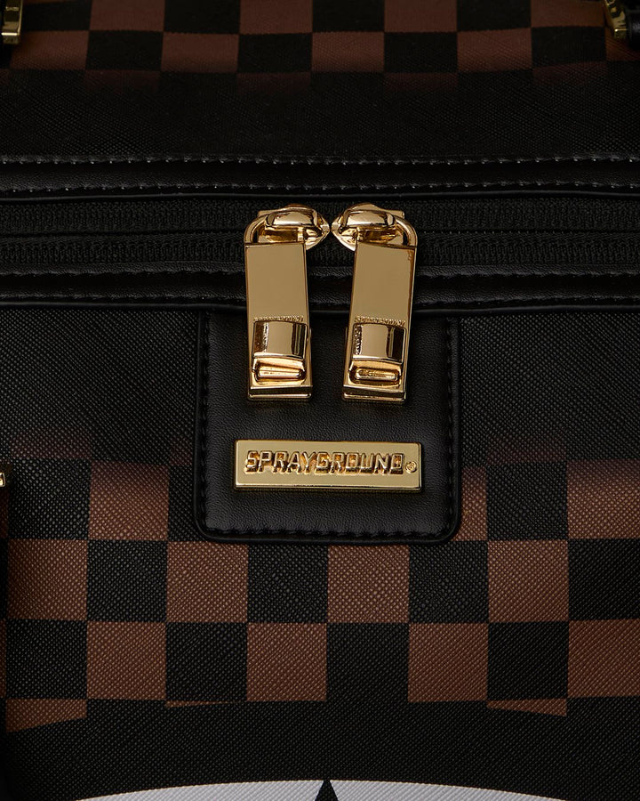 CHECKER FADE LARGE DUFFLE