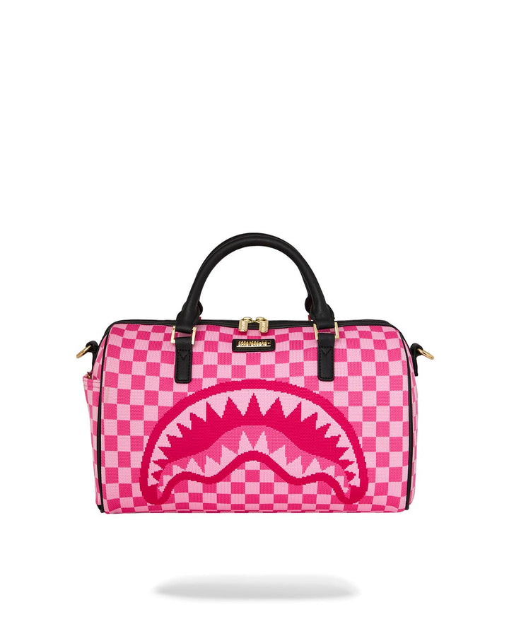 PINK FLYKNIT SIP MINI DUFFLE