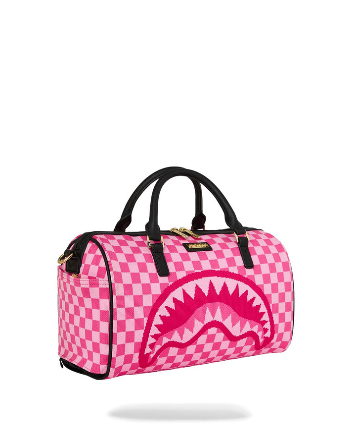PINK FLYKNIT SIP MINI DUFFLE