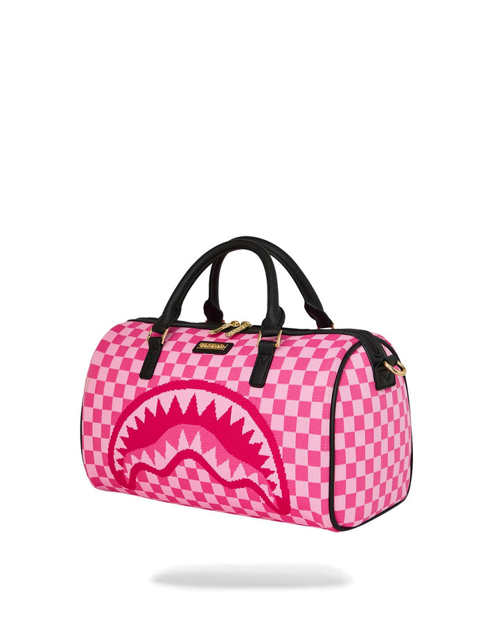 PINK FLYKNIT SIP MINI DUFFLE
