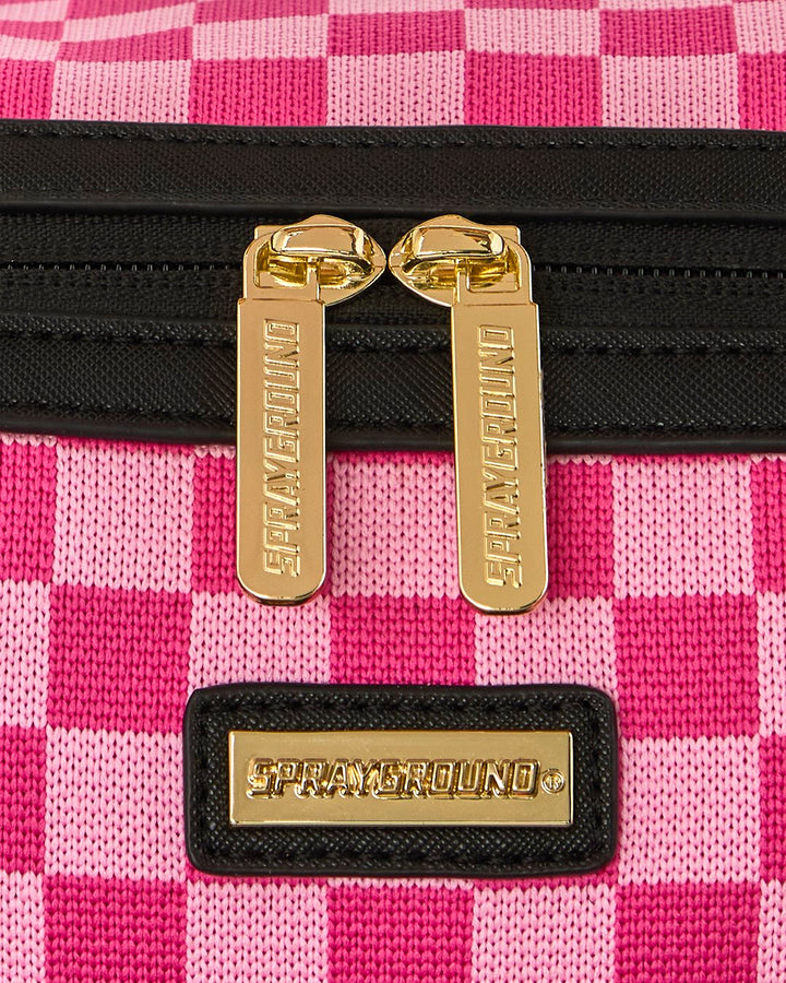 PINK FLYKNIT SIP MINI DUFFLE
