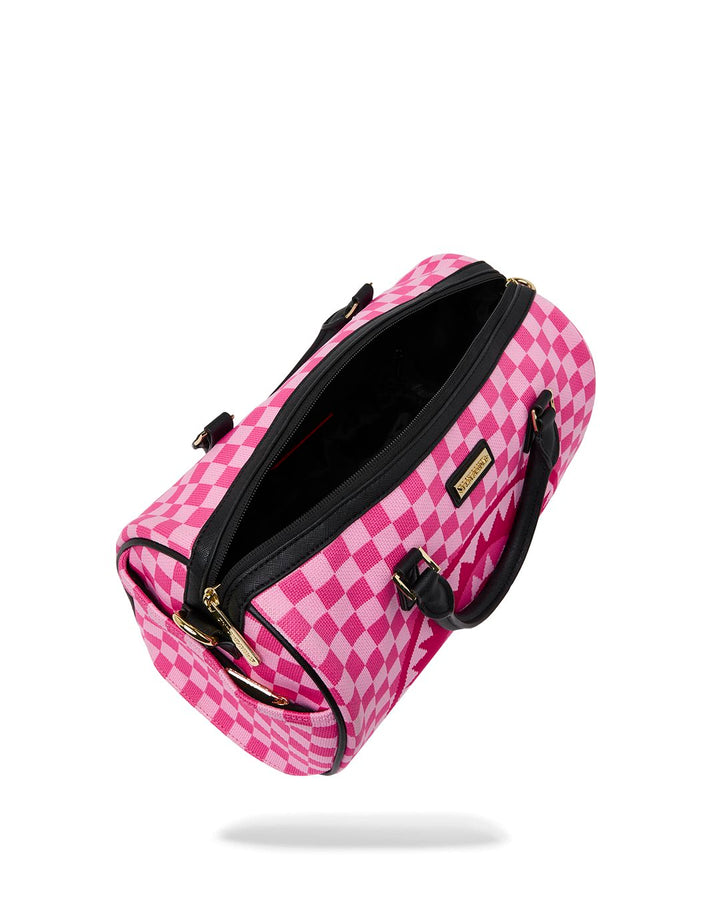 PINK FLYKNIT SIP MINI DUFFLE