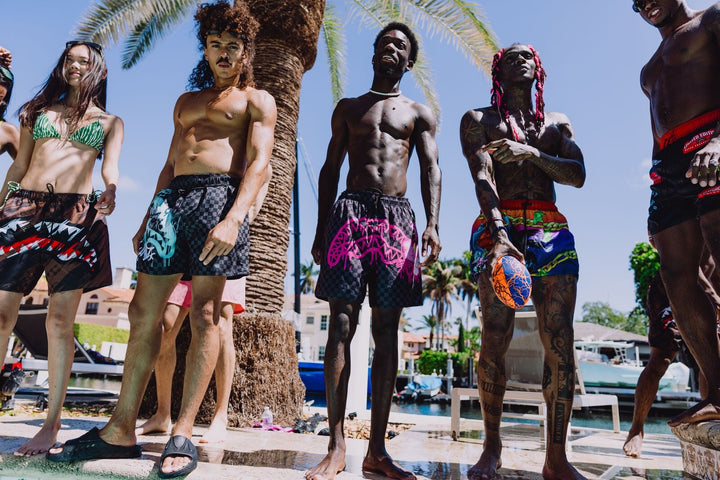 SPRAY POETRY III SWIM SHORT