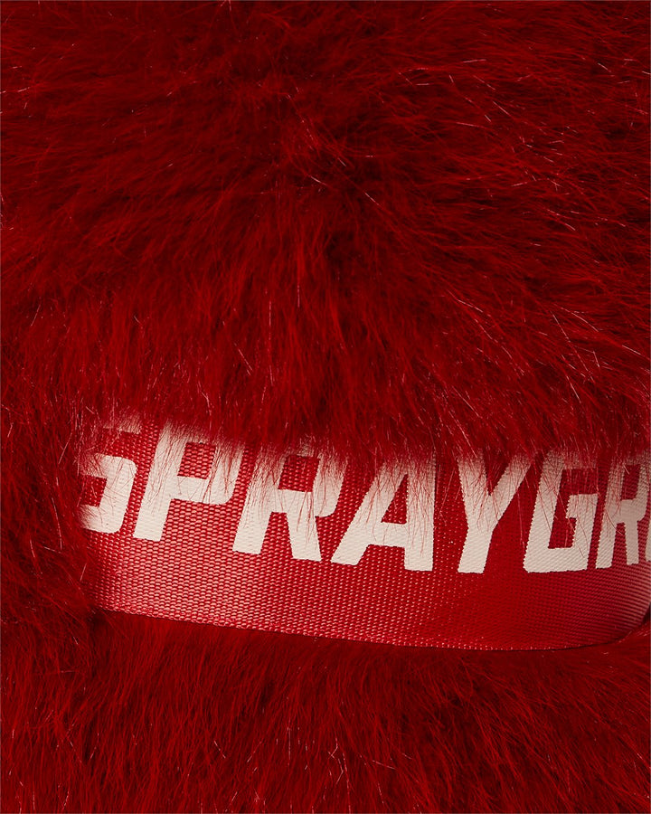 SKY HIGH SEEKERS RED ARCTIC FAUX FUR TRAPPER HAT