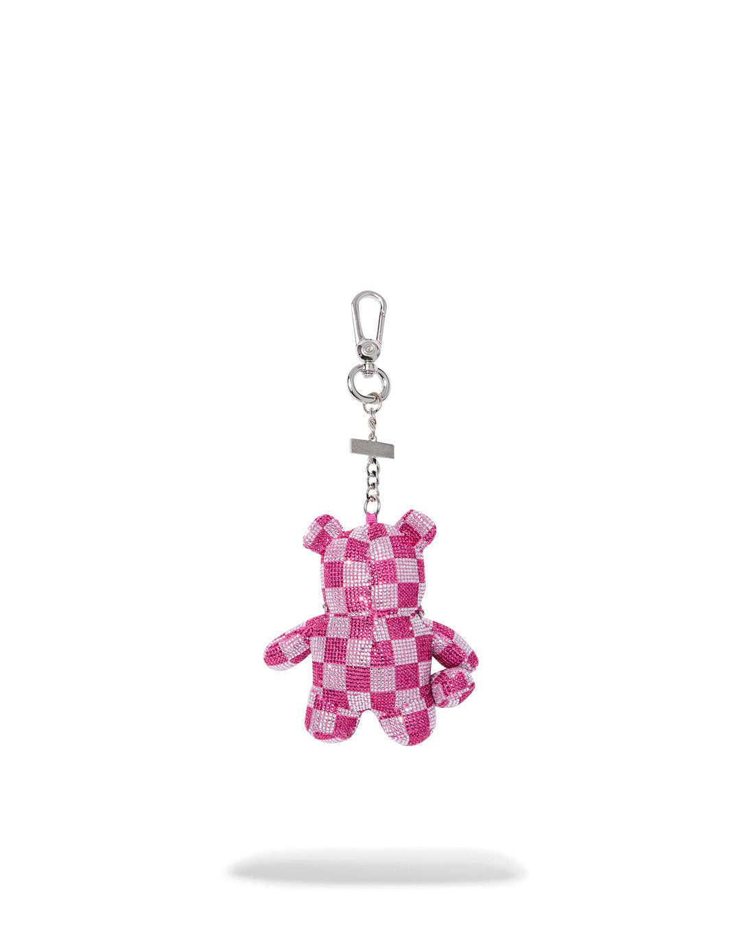 PINK SIP TRINITY BEAR KEYCHAIN
