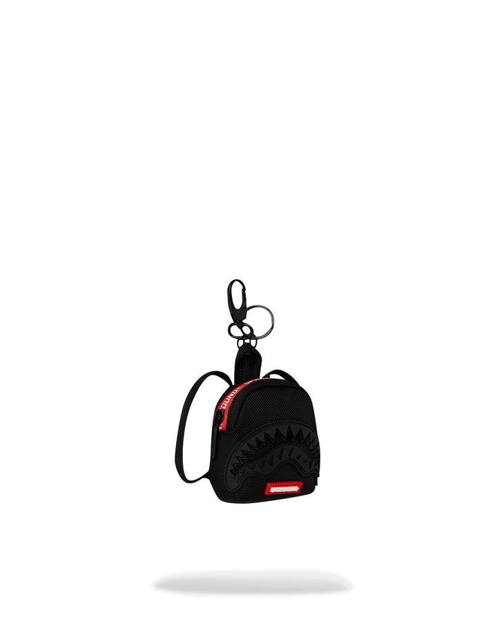PRINTED ZIPPER SHARK KEYCHAIN
