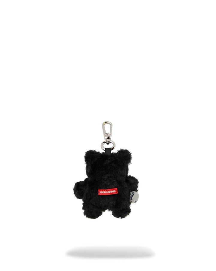 FUR CRAY BLACK BEAR KEYCHAIN