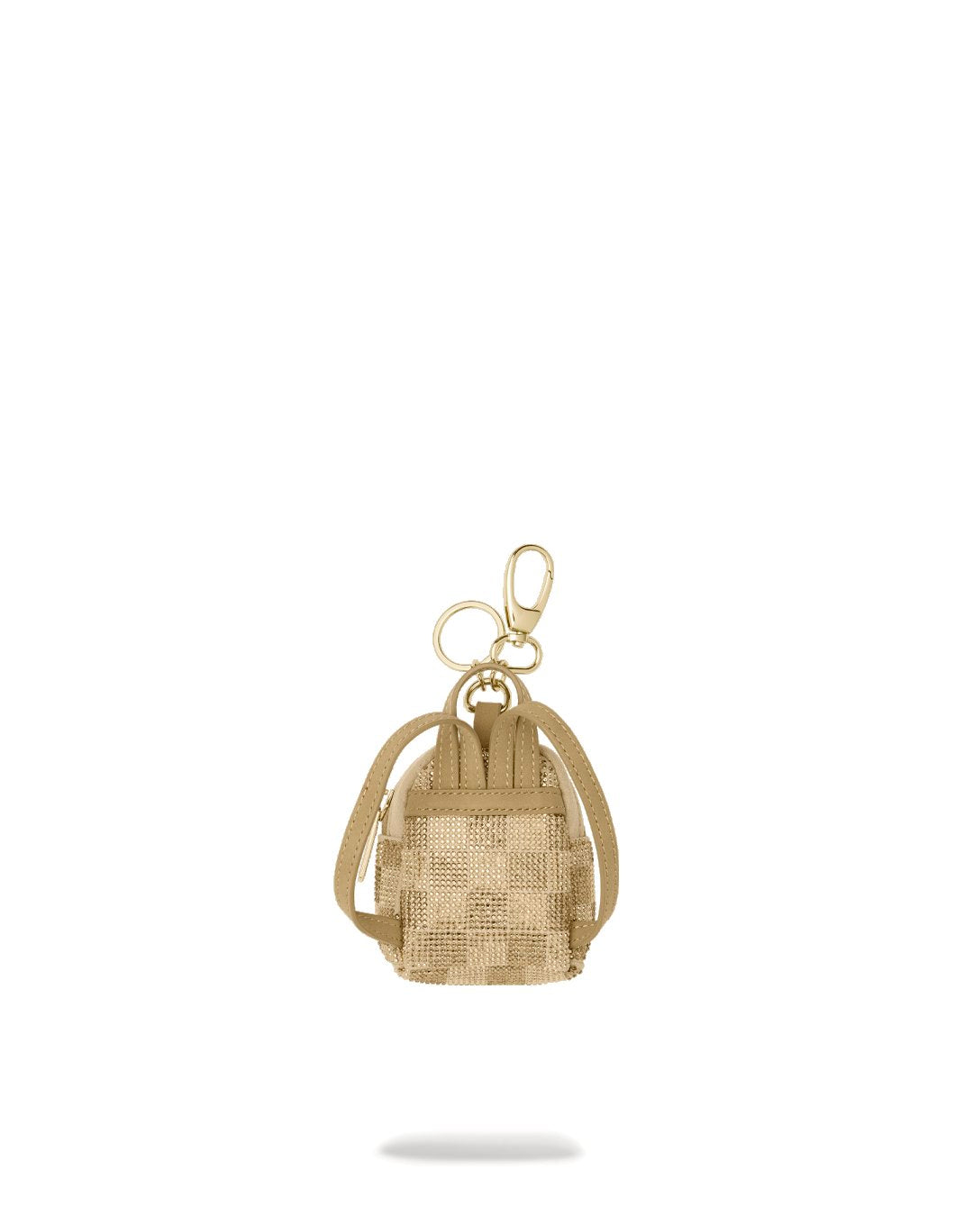 2 TONE GOLD TRINITY BACKPACK KEYCHAIN