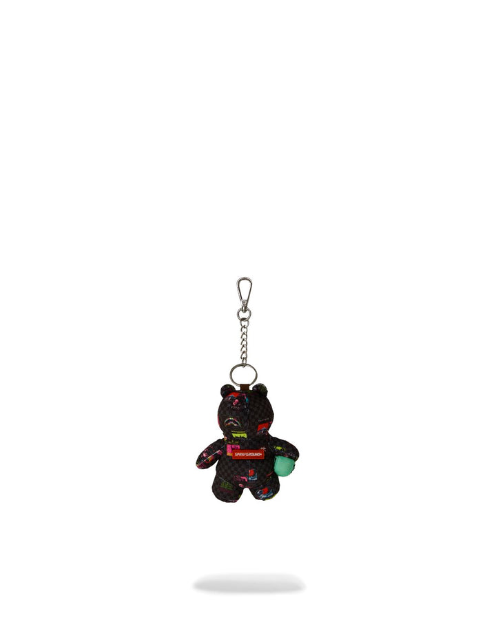 GLOBAL MOGUL CYBER PUNK BEAR KEYCHAIN
