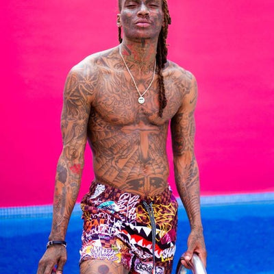 TAGGED UP SWIM SHORT