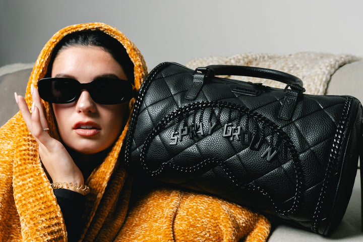 QUILTED LOGO MINI DUFFLE