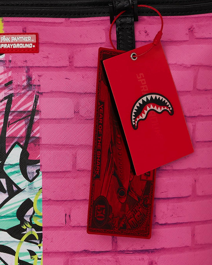 PINK PANTHER PAINTING TOTE