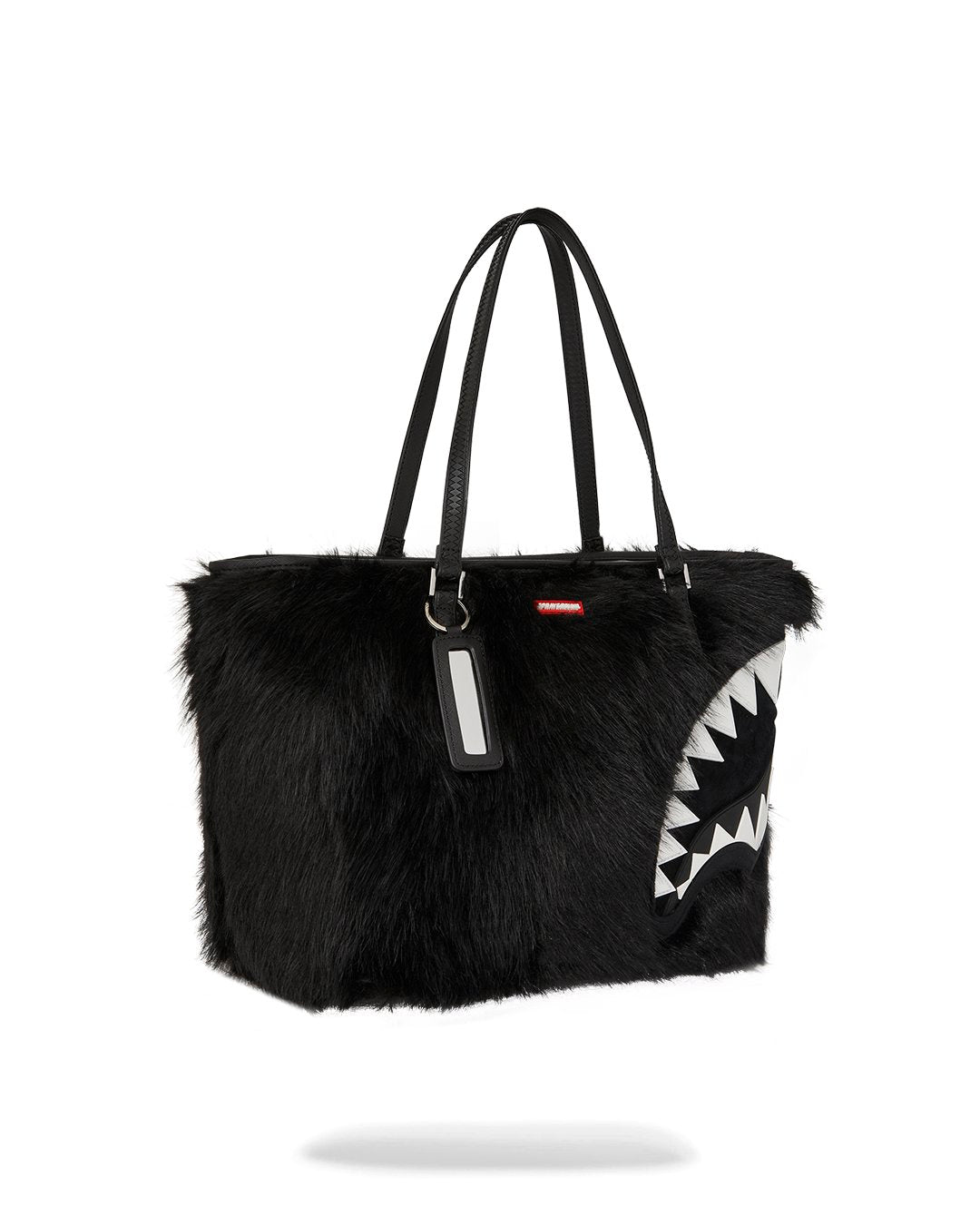 FUR CRAY BLACK TOTE