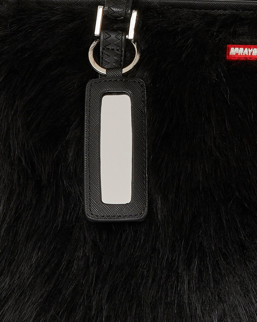 FUR CRAY BLACK TOTE