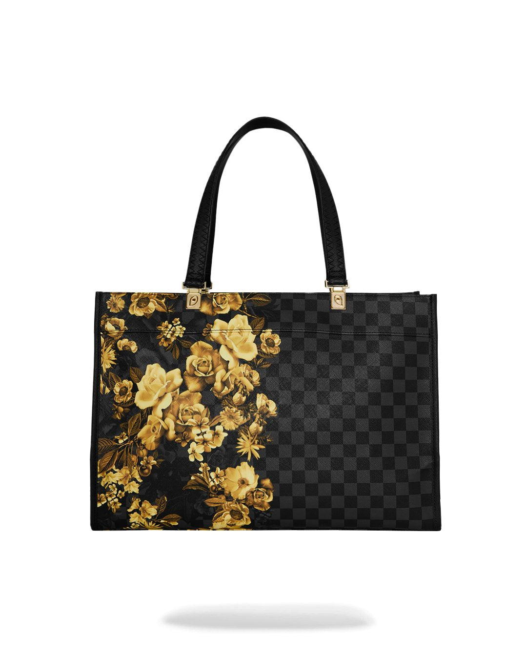 GOLD FLORAL REMIX TORTUGA TOTE