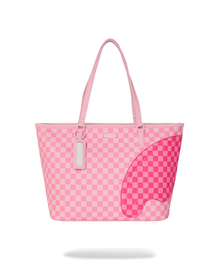 PINK SIP PATCH TOTE
