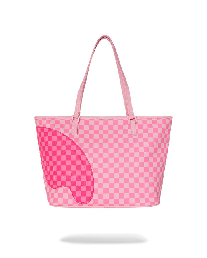 PINK SIP PATCH TOTE