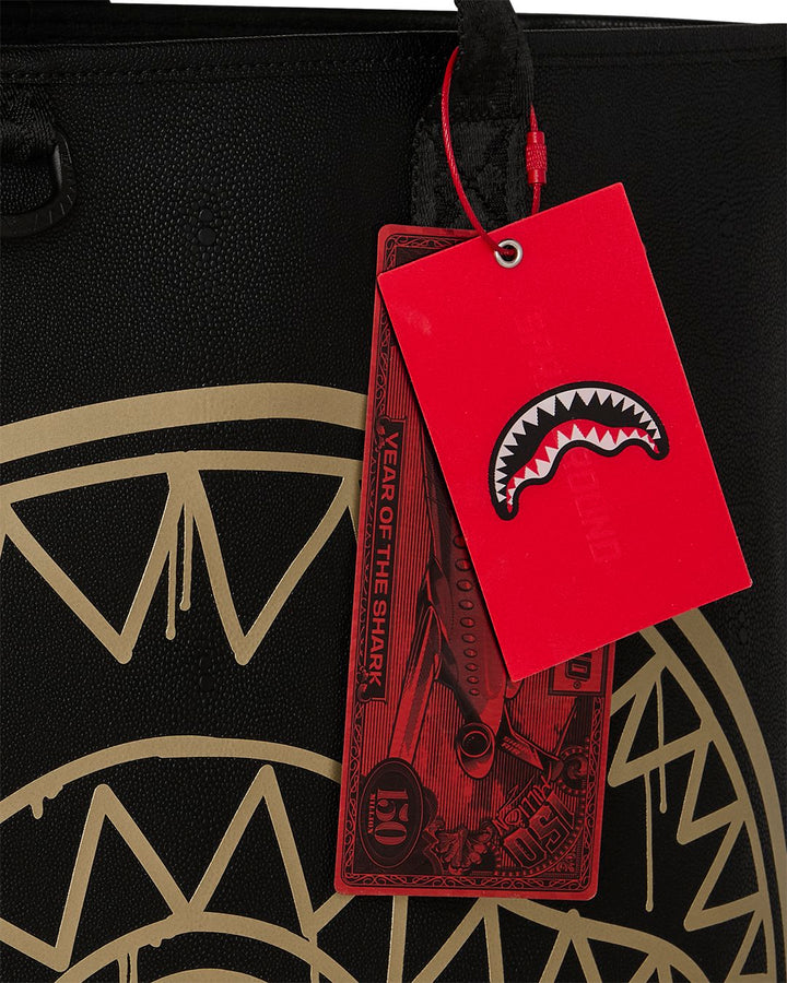 THAT GOLD DRAP BEACH TOTE