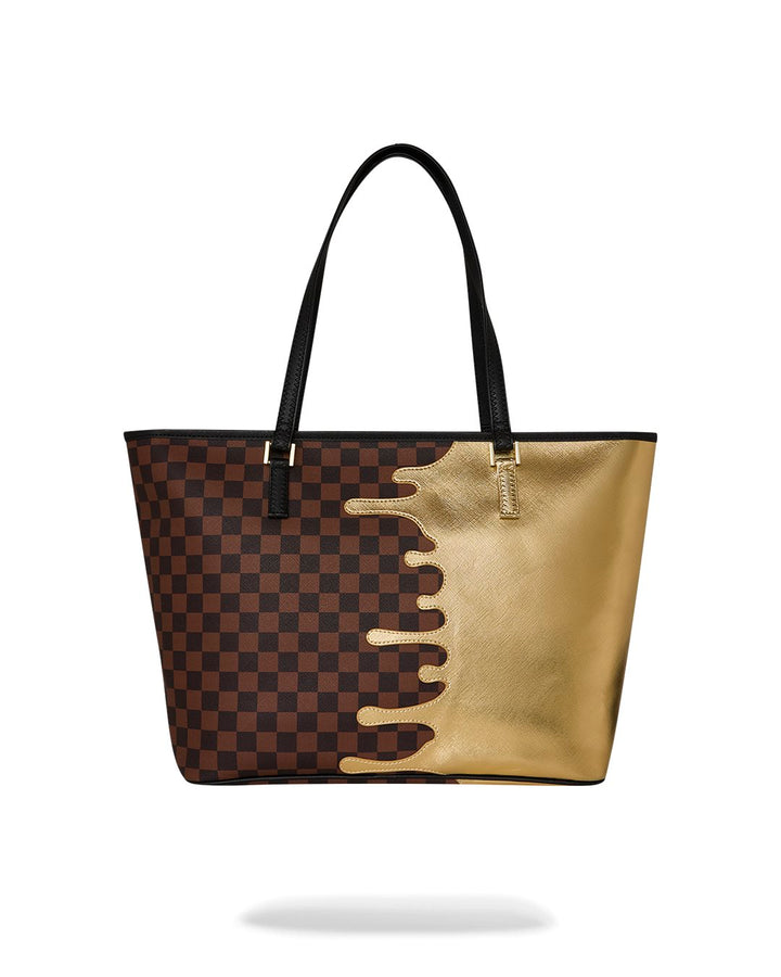 SHARKS IN PARIS GOLD DRIP TOTE
