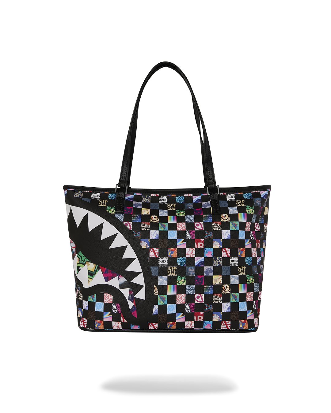 CRAZY CHECK TOTE