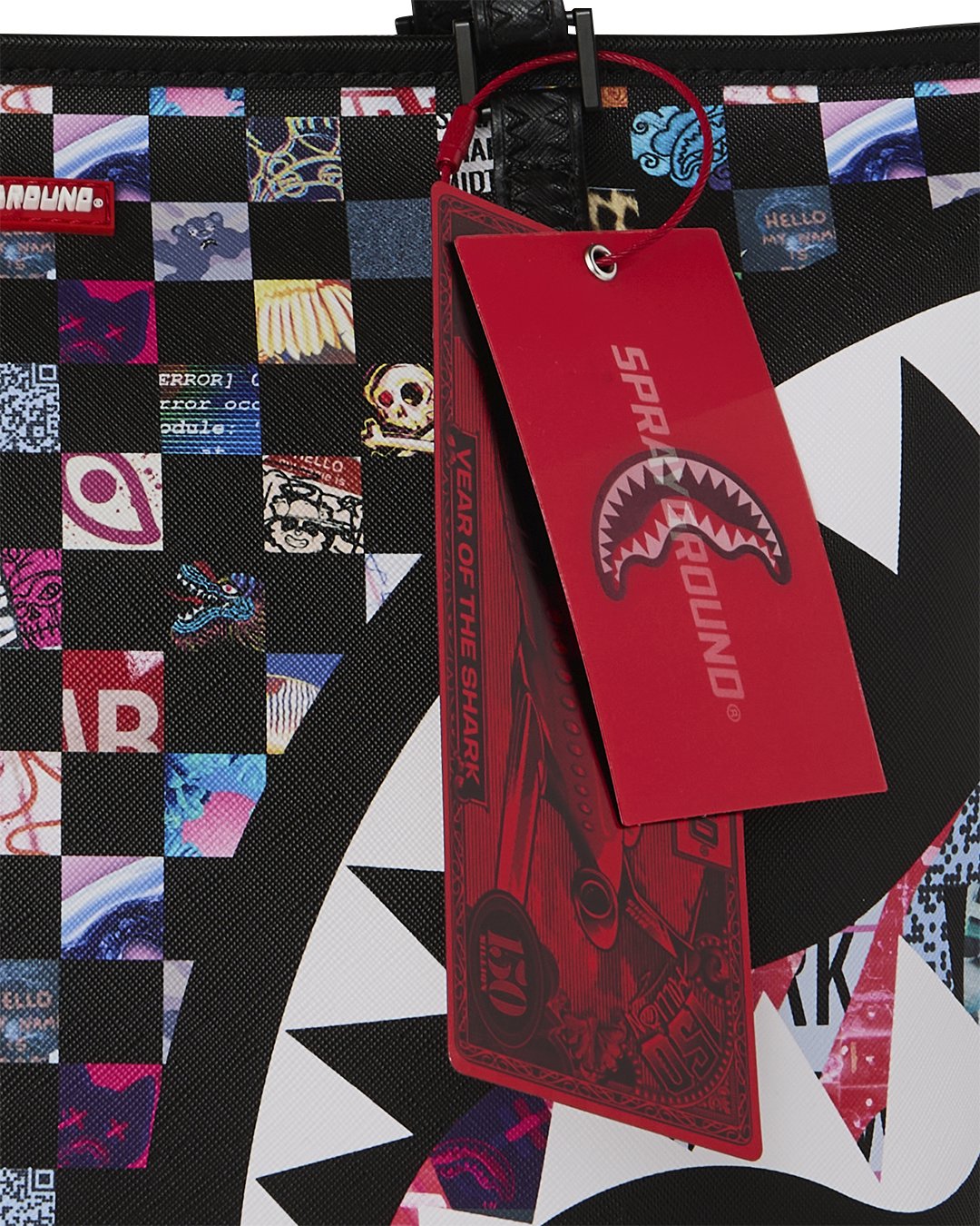 CRAZY CHECK TOTE