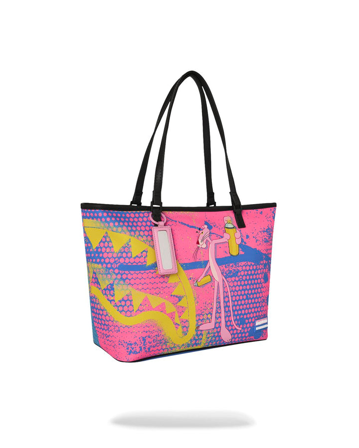 PINK PANTHER SPRAY CANS TOTE