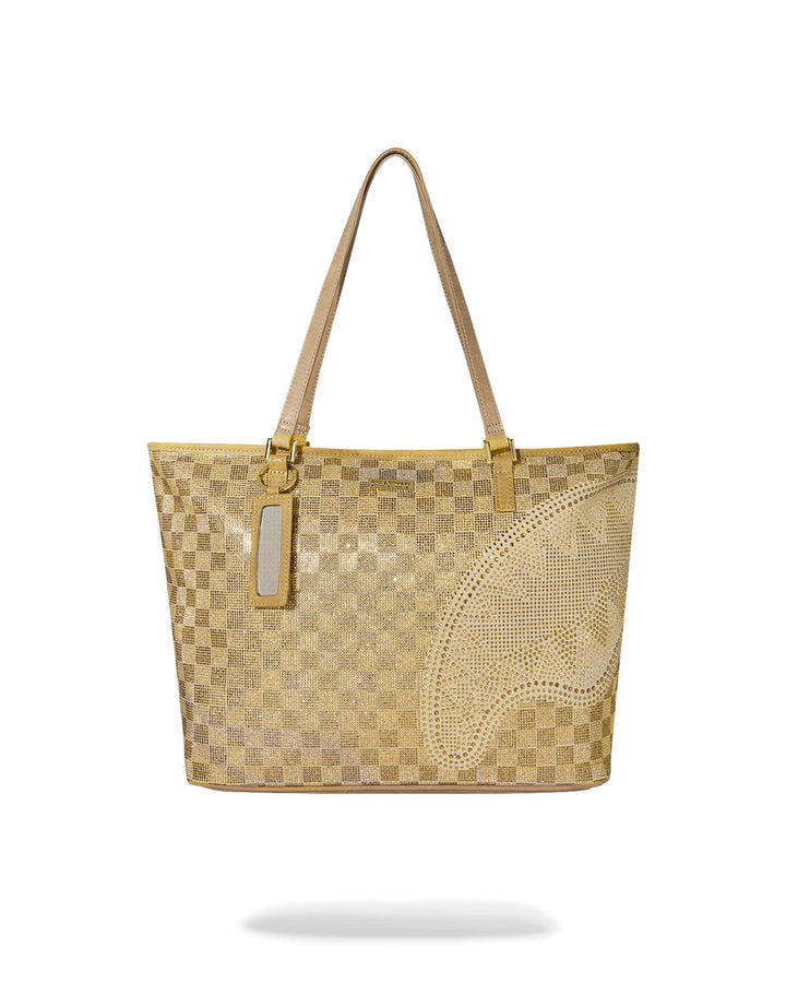 2 TONE GOLD TRINITY TOTE
