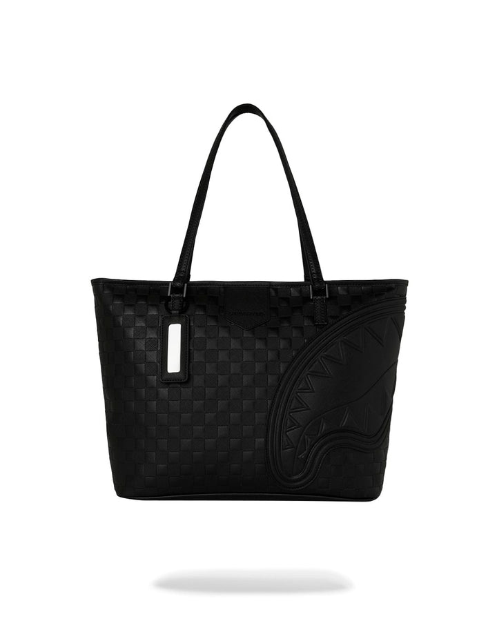 RAISED CHECK TOTE
