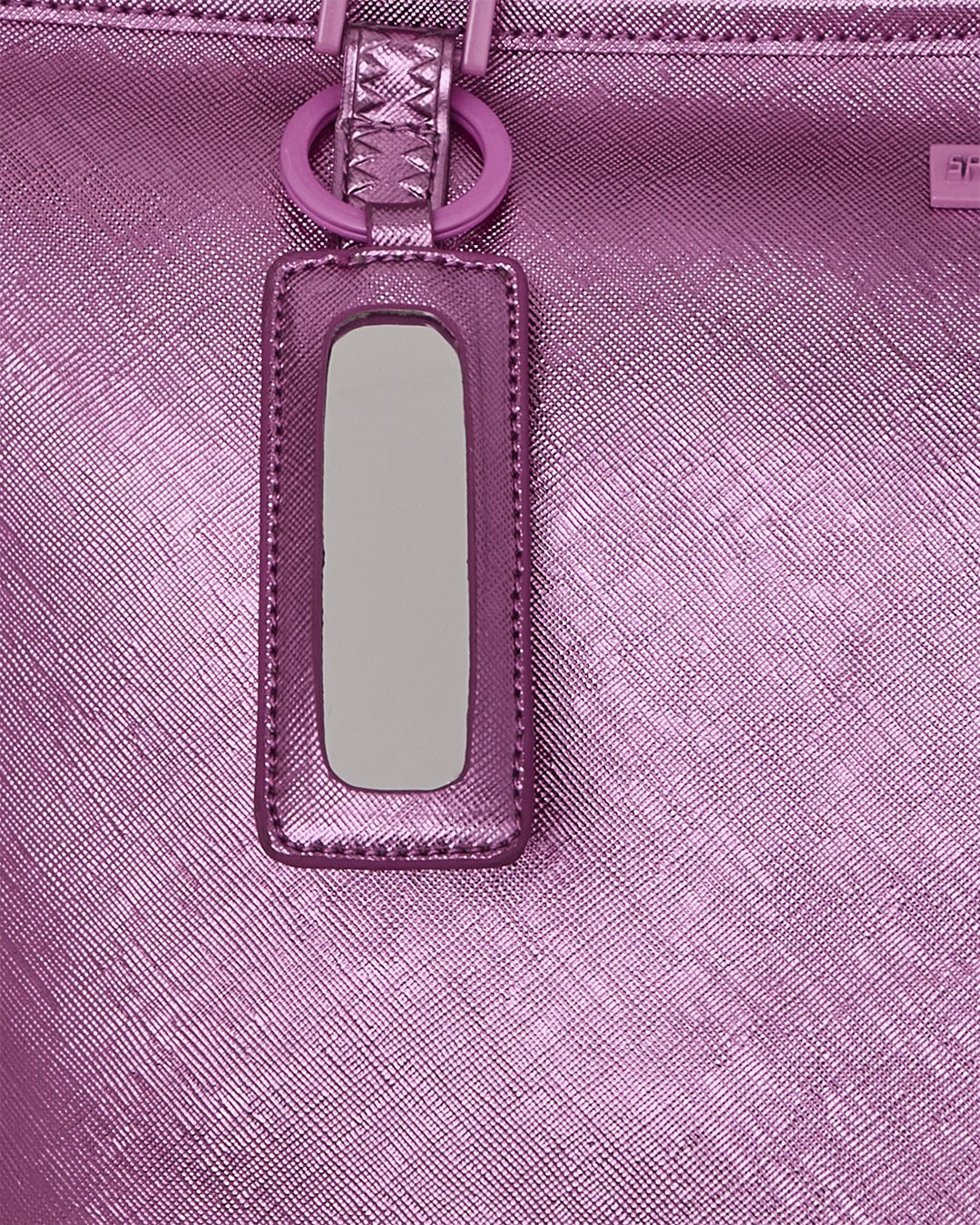 METALLIC PINK METALLIC DRIP TOTE