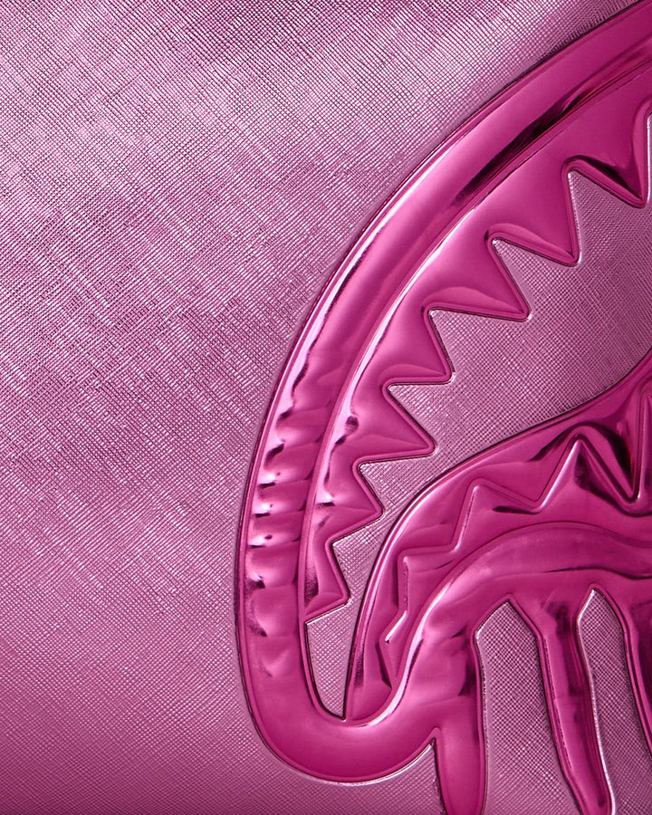 METALLIC PINK METALLIC DRIP TOTE