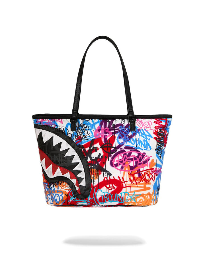 TAGGED UP PUFFER TOTE